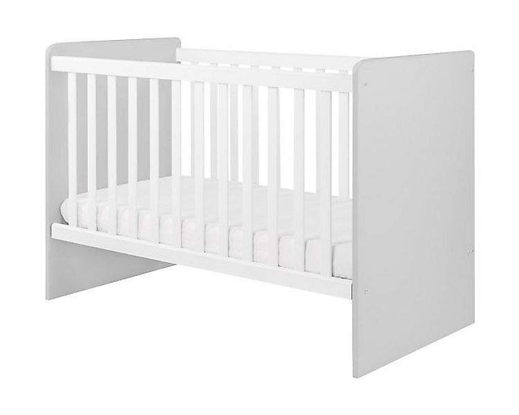 Kikkaboo Komplettbett Babybett Ayla 140 x 70 cm, Gitterstäbe abnehmbar, 3 E günstig online kaufen