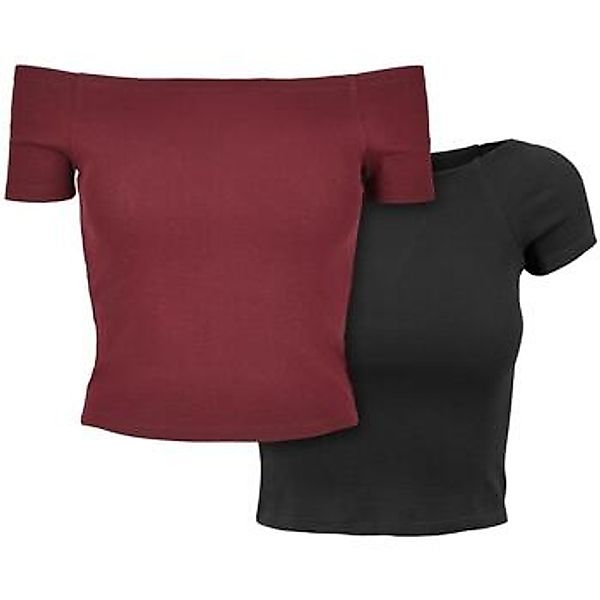 Urban Classics  T-Shirts & Poloshirts T-shirts côtelés à épaules dénudées f günstig online kaufen