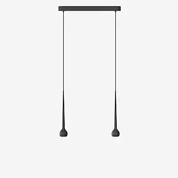 Grau Falling Sun Trace Pendelleuchte LED 2-flammig, schwarz - 200 cm günstig online kaufen