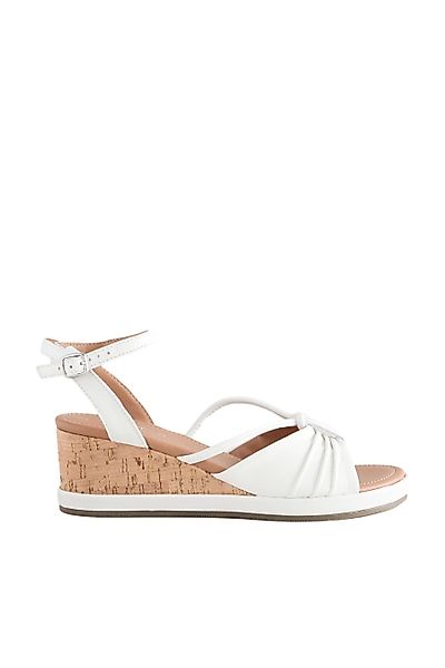 Next Forever Comfort® Lederballerinas, Kork-Keilabsatz Sandale günstig online kaufen