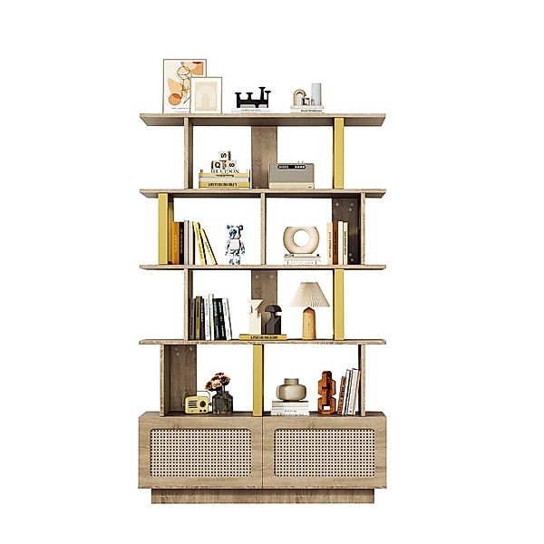 REDOM Bücherregal Raumteiler mit 5 Ebenen, günstig online kaufen