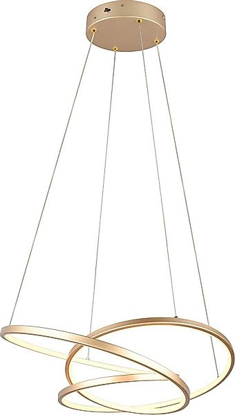 TRIO Leuchten LED Pendelleuchte DARVIN, LED Hängelampe 34W 4500 Lumen, dimm günstig online kaufen