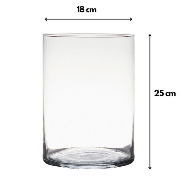 Hakbijl Glass Dekovase ZYLINDER, vielseitig dekorierbar günstig online kaufen