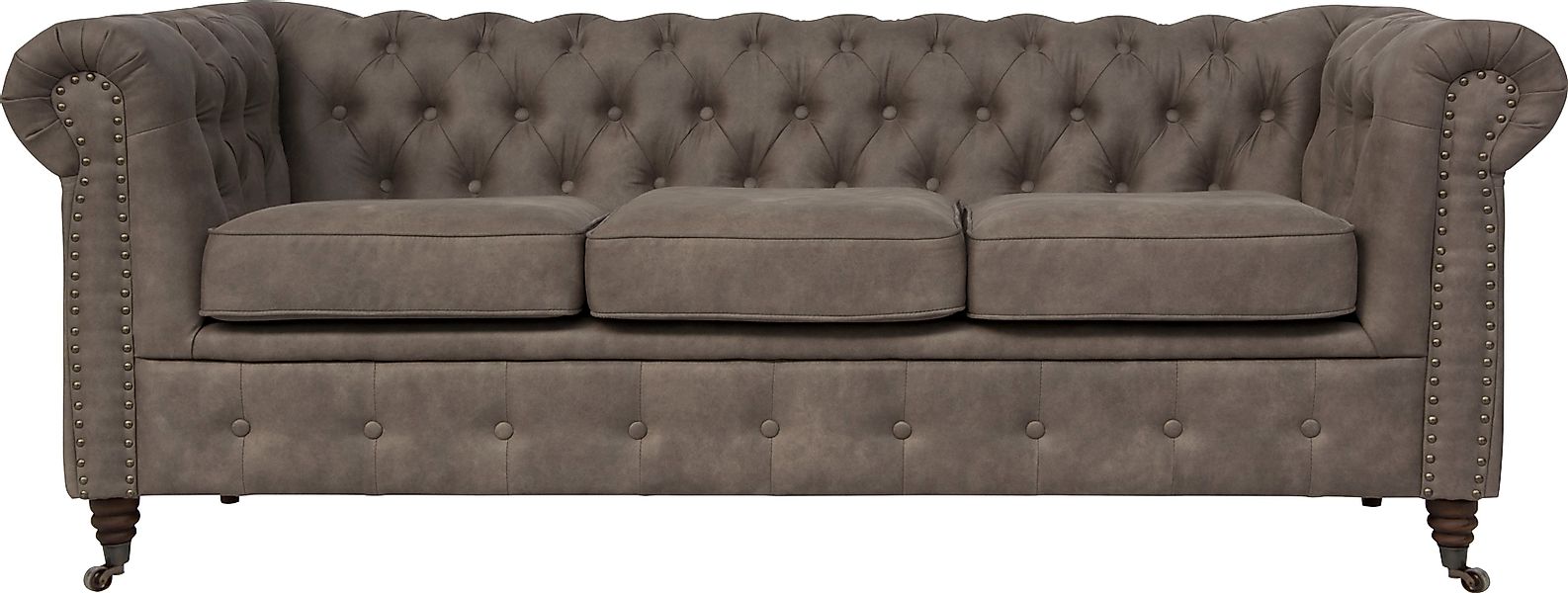 Home affaire Chesterfield-Sofa "Aarburg", aufwändige Knopfheftung und Ziern günstig online kaufen