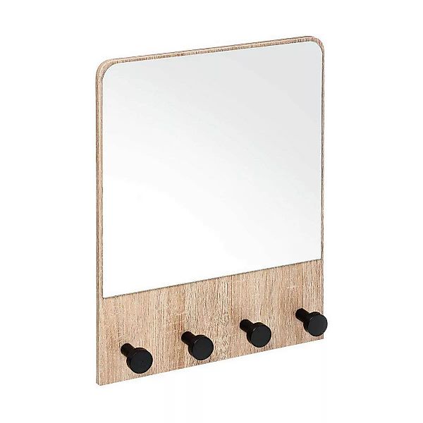 Wandspiegel 5five Türhänger Natürlich (50 X 37 X 6 Cm) günstig online kaufen