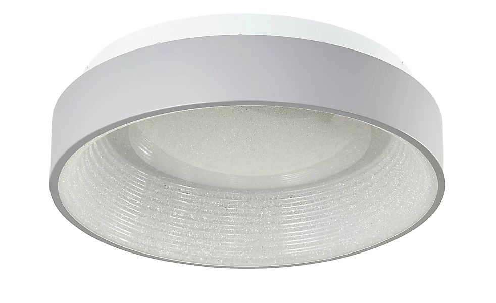 Paul Neuhaus LED-Deckenleuchte, grau mit Kristalleinsatz - grau - 12 cm - L günstig online kaufen