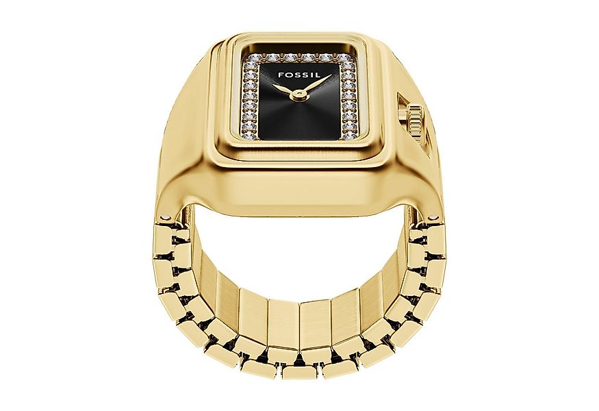 Fossil Quarzuhr RAQUEL WATCH RING ES5447, Armbanduhr, Damenuhr, Edelstahlar günstig online kaufen