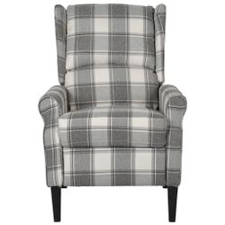 vidaXL Sessel Relaxsessel Verstellbar Weiß Grau günstig online kaufen