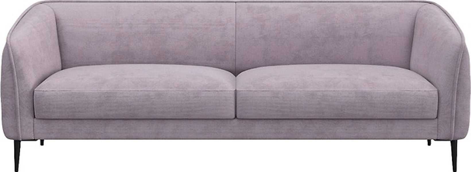 FLEXLUX 3-Sitzer »Belle Designsofa, Couch, bequem durch Kaltschaum im Sitz« günstig online kaufen