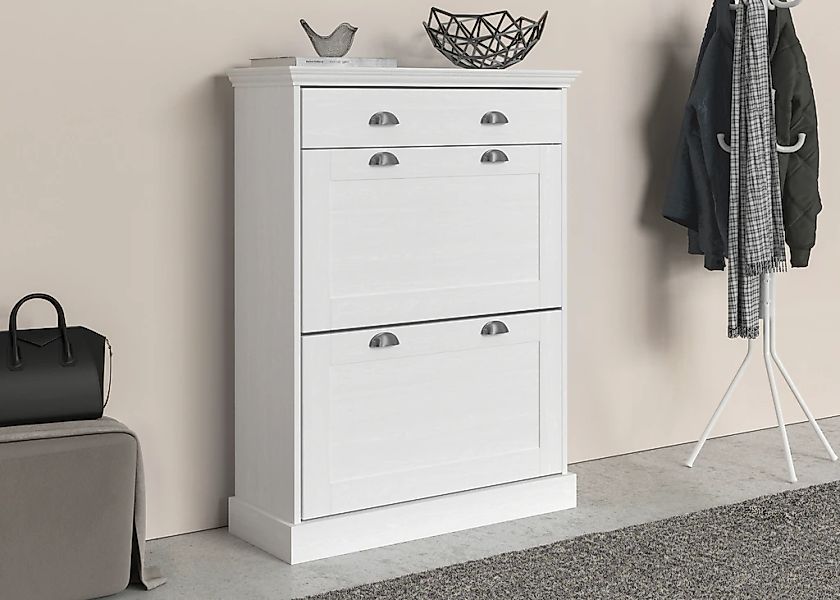 OTTO home Schuhschrank "Motala" mit 2 Klappen u. 1 Schublade, Platz für 12- günstig online kaufen