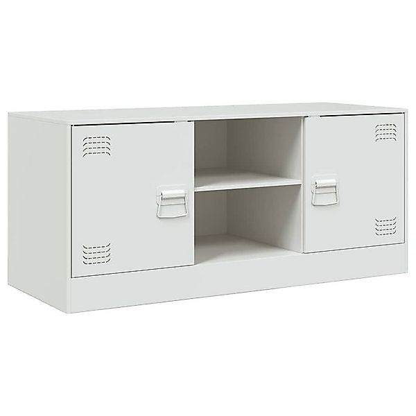 vidaXL TV-Schrank TV-Schrank Weiß 99x39x44 cm Stahl (1-St) günstig online kaufen