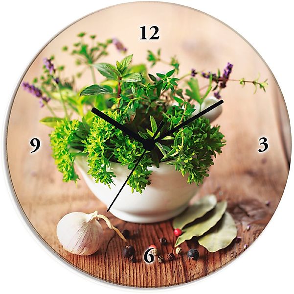 Artland Wanduhr »Verschiedene Kräuter - Küche« wahlweise mit Quarz- oder Fu günstig online kaufen