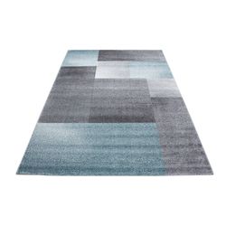 Carpettex Frisé-Teppich Kariert Design, Läufer, Höhe: günstig online kaufen