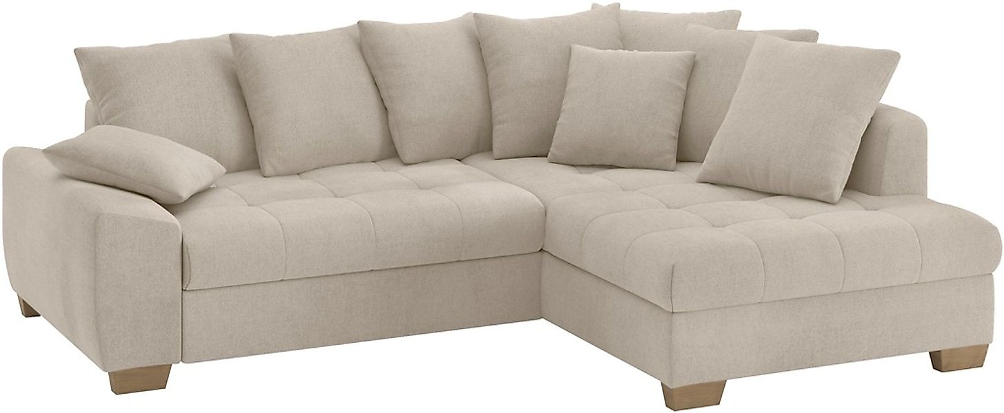Mr. Couch Ecksofa "Nikita II, L-Form", Wahlweise mit Bettfunktion, Bettkast günstig online kaufen