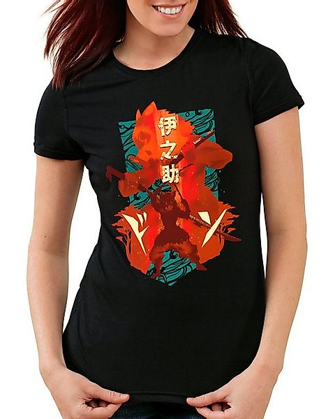 style3 T-Shirt Boar Inosuke demon slayer anime japan manga cosplay günstig online kaufen