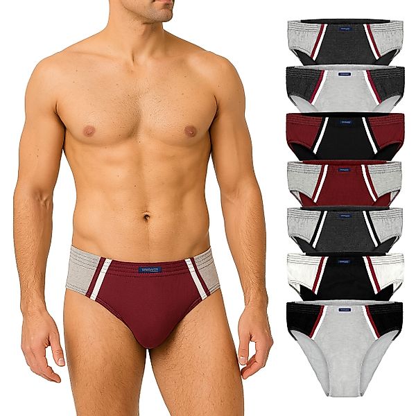 BRUBAKER Slip 7er Pack Herren Sportslips günstig online kaufen