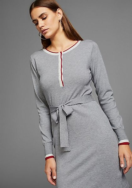 HECHTER PARIS Strickkleid, (2 tlg.), mit Kontrasthenley günstig online kaufen