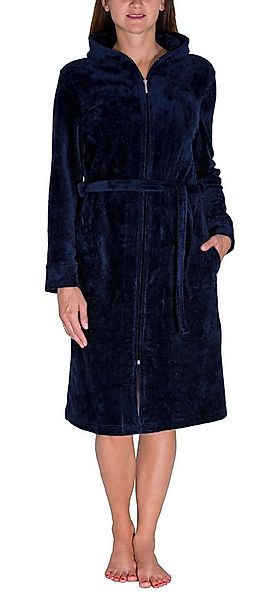 Aquarti Damenbademantel Aquarti Damen Bademantel Morgenmantel mit Reißversc günstig online kaufen