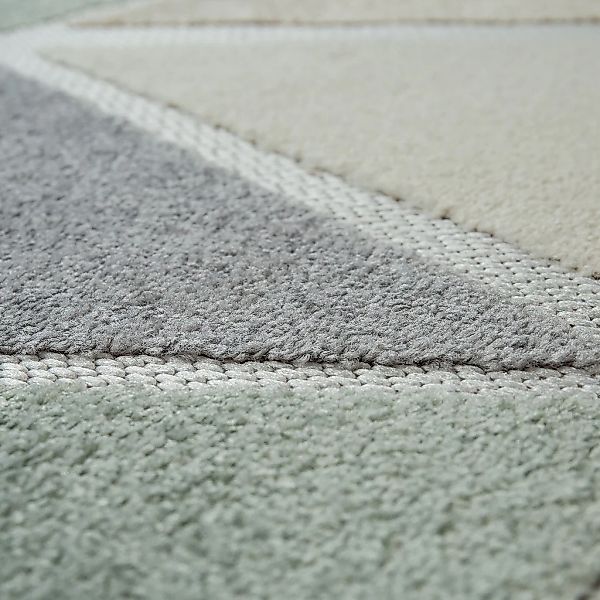 Paco Home Teppich »Stilo 860«, rechteckig, 12 mm Höhe, Kurzflor, 3D-Patchwo günstig online kaufen