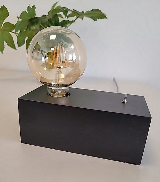 TRANGO LED Tischleuchte, 2020B-4W Tischleuchte *WOODY* Nachttischlampe Holz günstig online kaufen