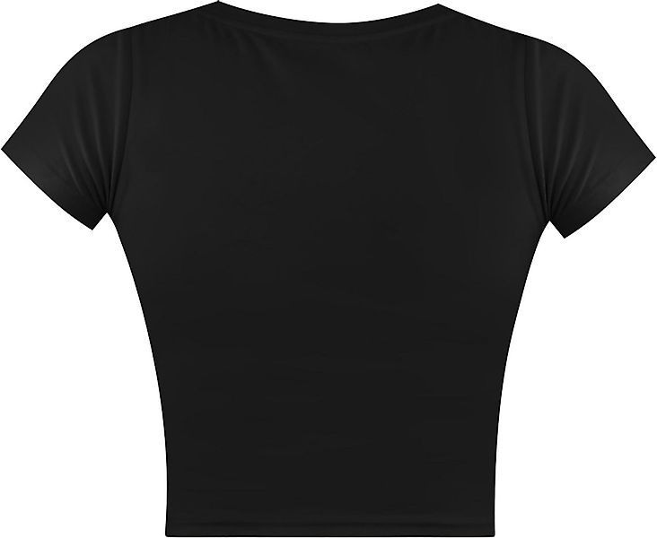 Janice Kurzarmshirt 3 x Damen crop T-Shirt Nantes Kurzes Shirt aus Baumwoll günstig online kaufen
