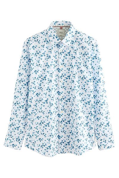 Next Langarmhemd Formelles Hemd mit Print und Sportmanschetten (1-tlg) günstig online kaufen