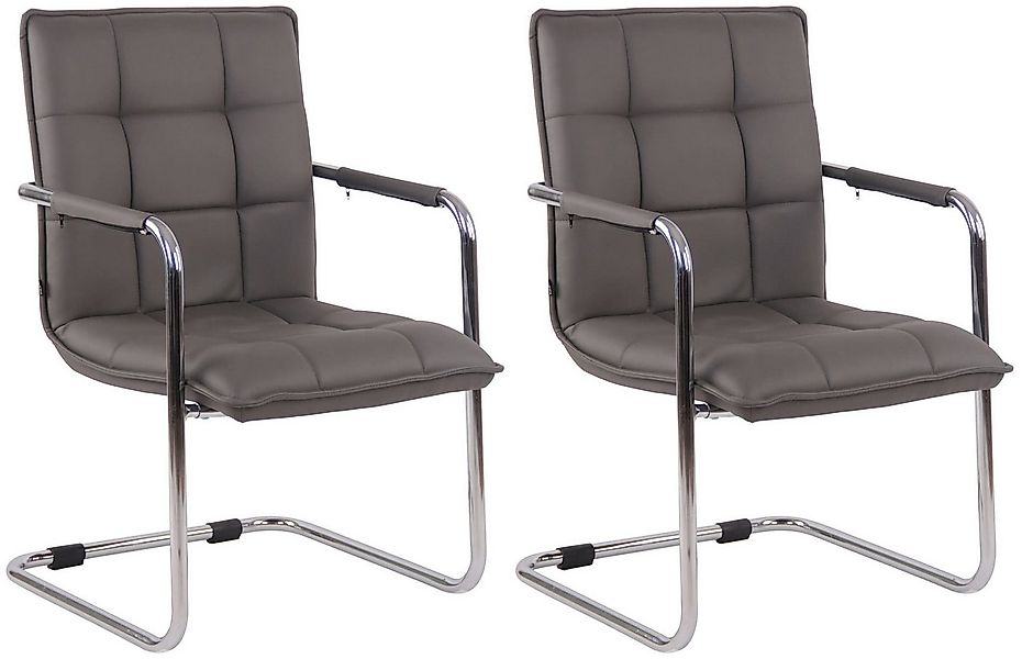 CLP Besucherstuhl Freischwinger Gandia Kunstleder (2er Set, 2 St), mit Arml günstig online kaufen