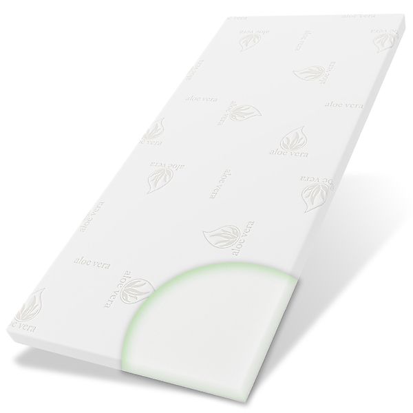 ELONEO Visko-Mineralschaum Matratzenauflage, 4 cm dick, 80x190 cm, 2er-Set günstig online kaufen