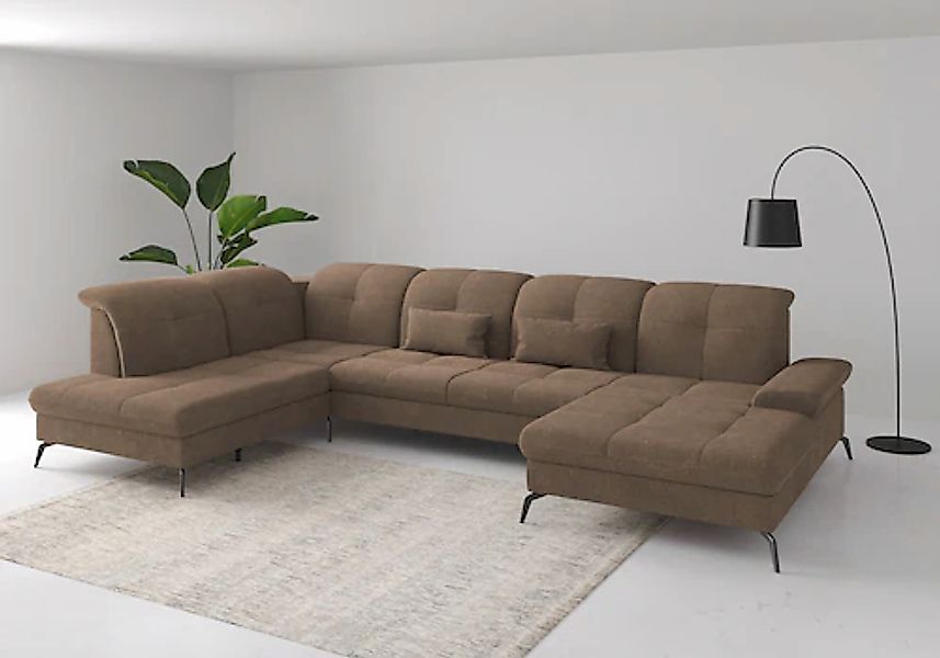 sit&more Wohnlandschaft »Amica«, inkl Sitztiefenverstellung und Armteilvers günstig online kaufen