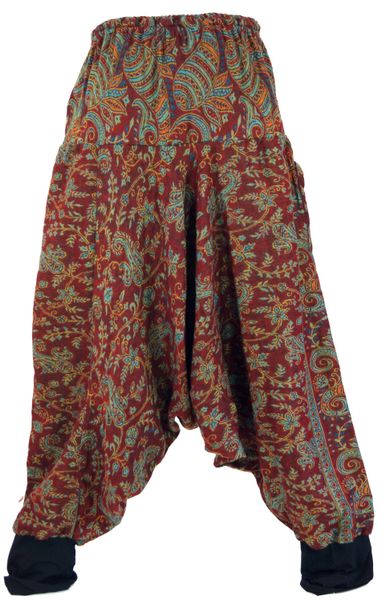 Guru-Shop Relaxhose Flauschige Haremshose, Boho Pluderhose,.. günstig online kaufen