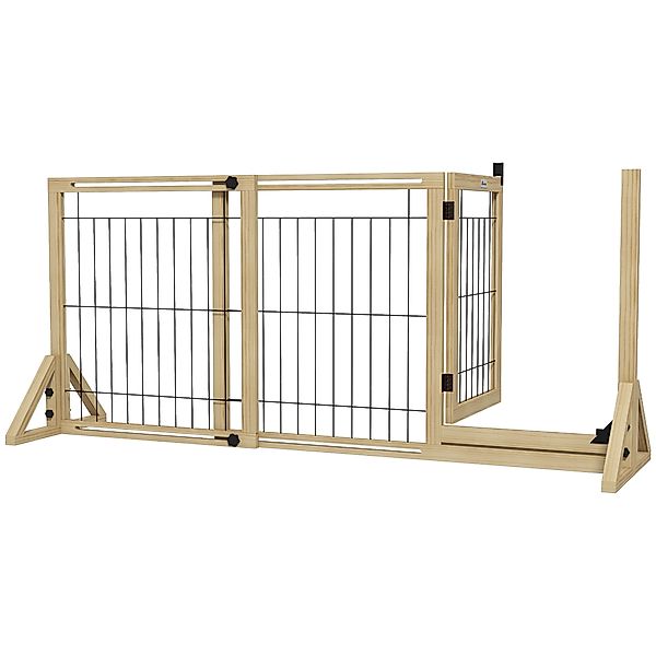 PawHut Verstellbares Hundegitter, Sicherheitsgitter für Haustiere und Welpe günstig online kaufen