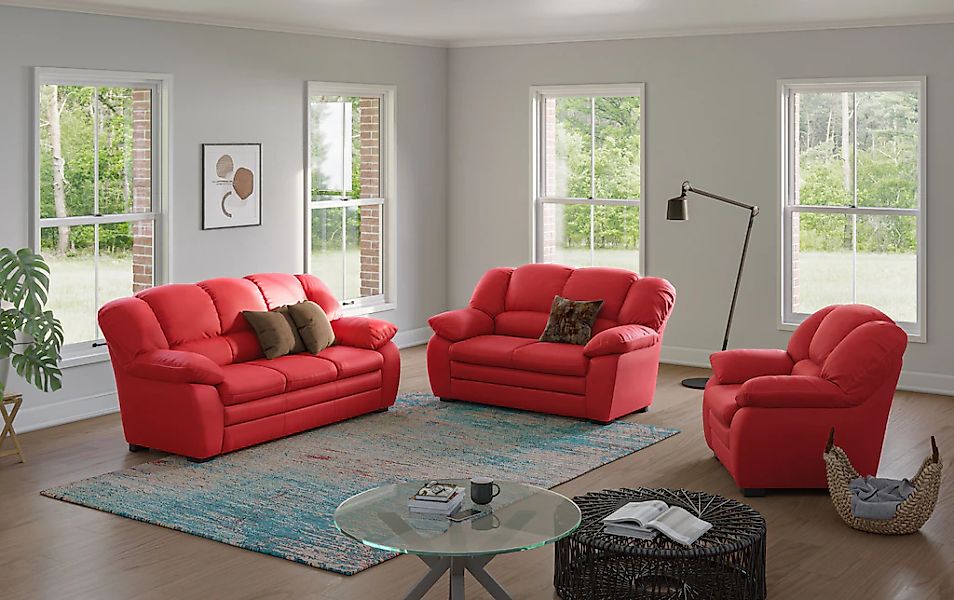 COTTA Polstergarnitur "Casino, Sofa Set, 3-2-1 Sitzer, Wohnzimmer Garnitur" günstig online kaufen