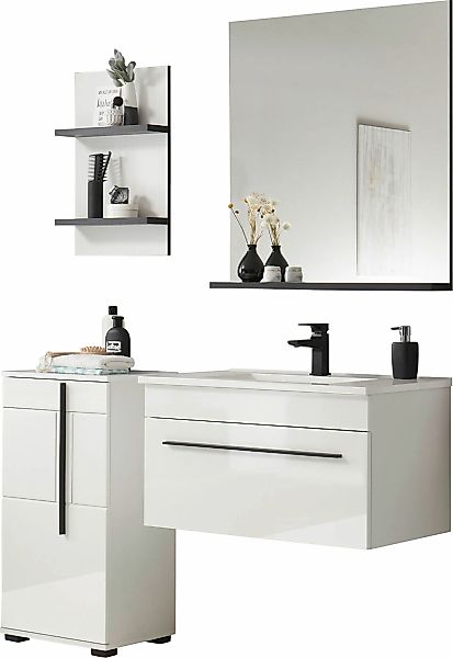 INOSIGN Badmöbel-Set "Cantara, Bad im modernen Design, 4-teiliges Badezimme günstig online kaufen