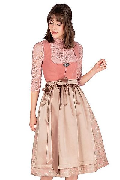 MarJo Dirndl Samt Dirndl 2tlg. - SABINE - lachs/macchiato günstig online kaufen