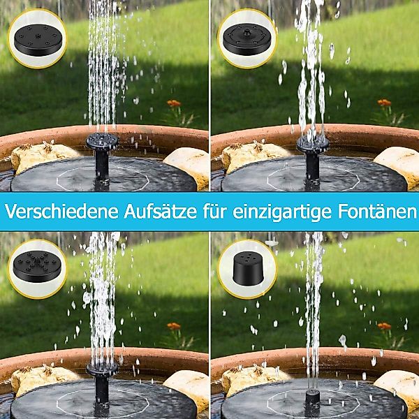 matches21 HOME & HOBBY Wasserspiel Solar-Brunnen günstig online kaufen