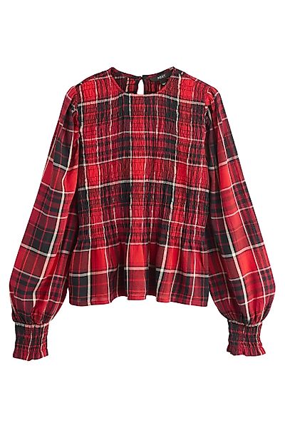Next Langarmbluse Gesmoktes langärmliges Top (1-tlg) günstig online kaufen