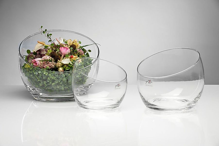 Sandra Rich Dekoschale Bexa, Farbe: Transparent, Höhe: 15.5cm günstig online kaufen