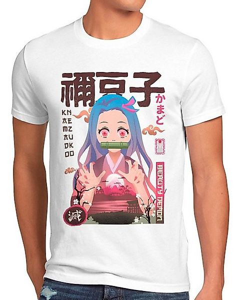 style3 T-Shirt Beautiful Nezuko demon slayer anime japan manga günstig online kaufen