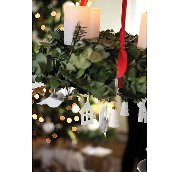 Räder Christbaumschmuck Design Porzellananhänger Winterwaldtiere Hirsch günstig online kaufen