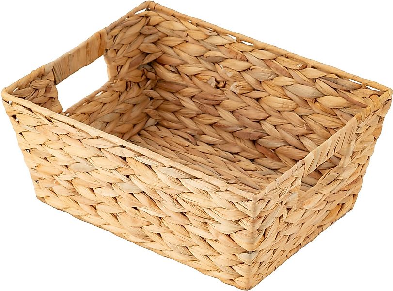 ECHTWERK Aufbewahrungskorb Rechteckiger Flechtkorb (1 St), aus Wasserhyazin günstig online kaufen