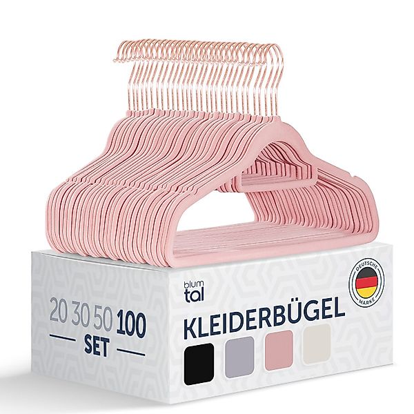 Blumtal Kleiderbügel Rutschfest - Samtoptik - günstig online kaufen