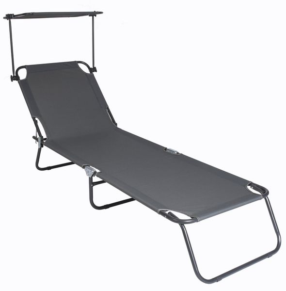 VCM Gartenliege Sonnenliege Liegestuhl klappbar Gartenliege günstig online kaufen