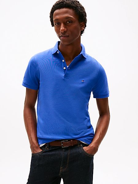 Tommy Hilfiger Poloshirt "1985 SLIM POLO", Markenstickerei, aus Baumwoll-Pi günstig online kaufen
