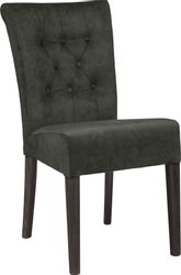 Home affaire Esszimmerstuhl "Queen BESTSELLER" (Set) 2 Stk. Samtvelours Pol günstig online kaufen