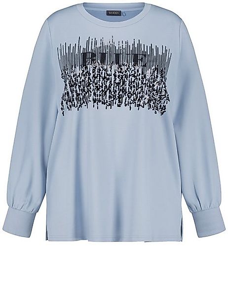 Samoon Sweatshirt Sweatshirt mit verziertem Wording-Print günstig online kaufen