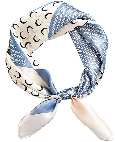 Coonoor Seidentuch Seidentuch Stirnband Quadratischer Haar-Bandanas-Schal günstig online kaufen