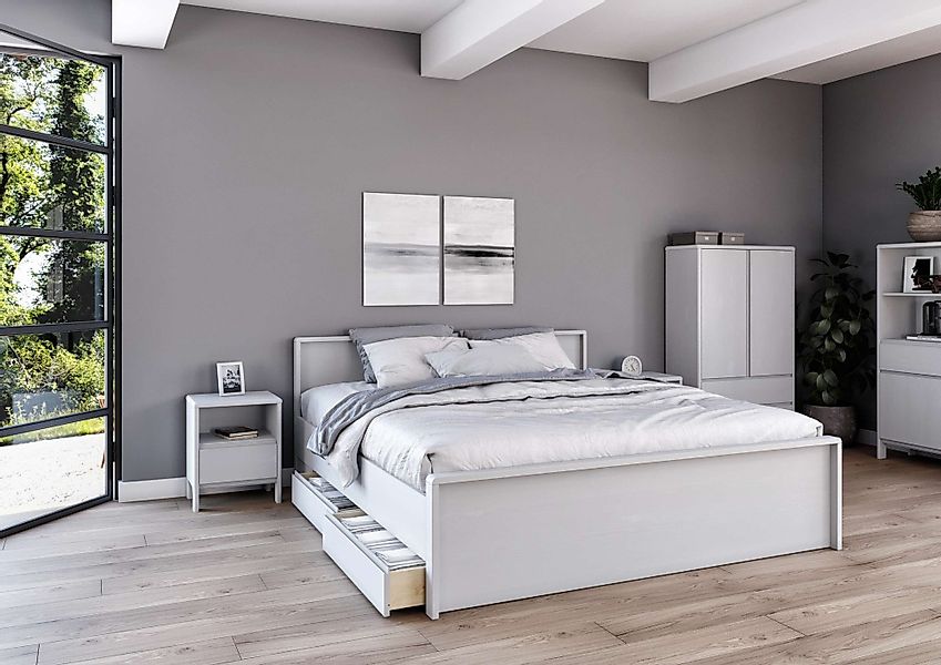 Home affaire Wäscheschrank "Luven", (B/H/T ca. 98/137/34), aus massiver Kie günstig online kaufen