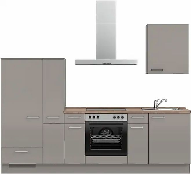 nobilia® Küchenzeile »"Laser I"«, vormontiert, Ausrichtung wählbar, Breite günstig online kaufen