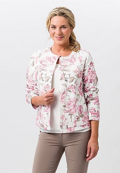 FRANK WALDER Kurzjacke mit Blütenprint günstig online kaufen