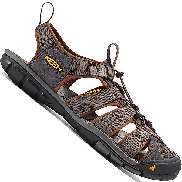 Keen Clearwater CNX M Herren-Sandale Raven/Tortoise Shell günstig online kaufen